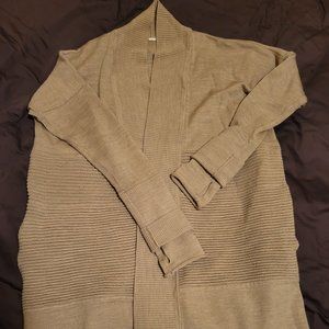 Lululemon knit beige cardigan